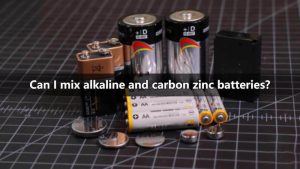 我可以混合使用堿性和碳性電池嗎？